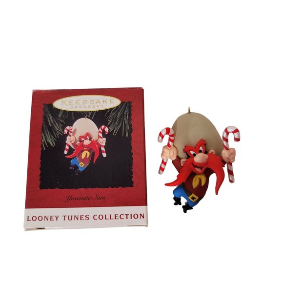 HALLMARK 1994 Looney Tune YOSEMITE SAM Keepsake ornament & box vintage christmas - Picture 2 of 4